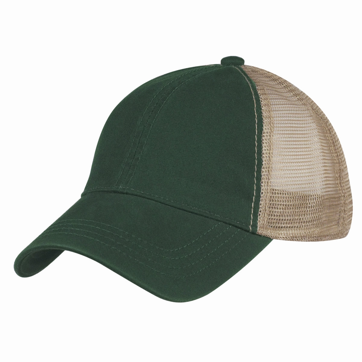 Washed Cotton Mesh Back Cap