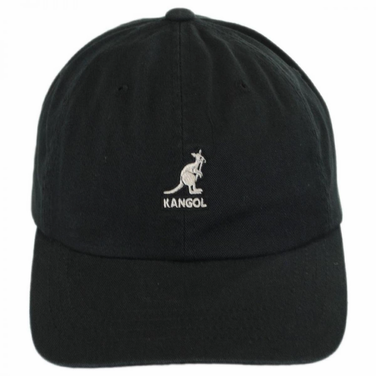 Washed Cotton Strapback Baseball Cap Dad Hat