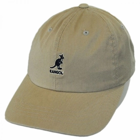 Washed Cotton Strapback Baseball Cap Dad Hat