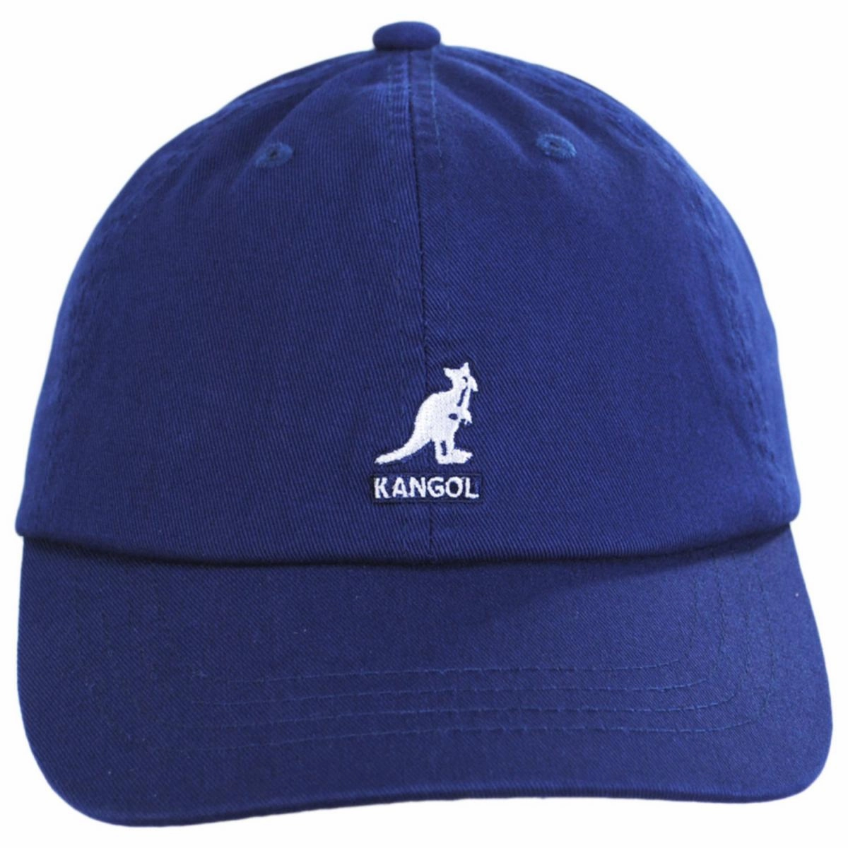 Washed Cotton Strapback Baseball Cap Dad Hat - Starry Blue