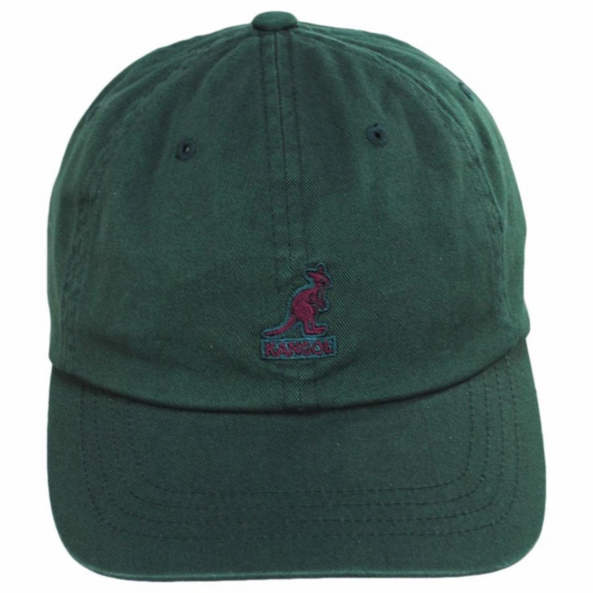 Washed Cotton Strapback Baseball Cap Dad Hat