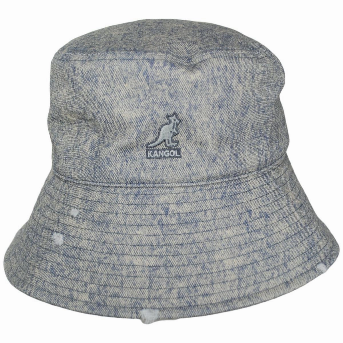 Washed Denim Cotton Bucket Hat