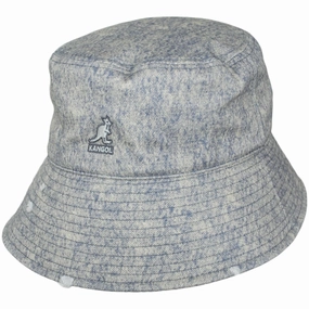 Washed Denim Cotton Bucket Hat