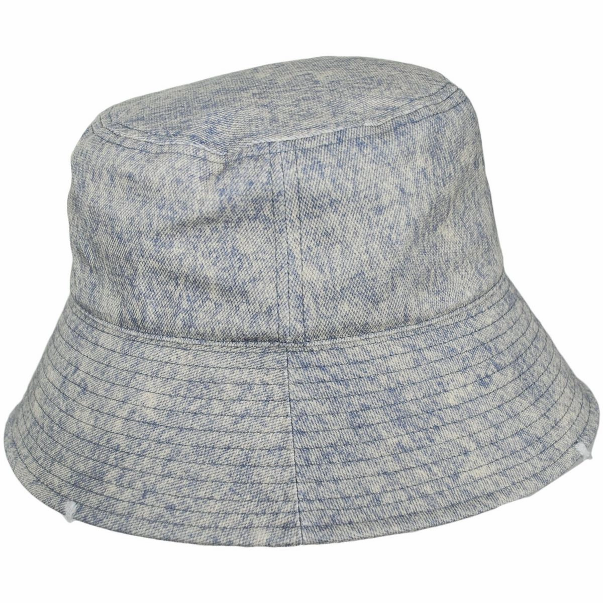 Washed Denim Cotton Bucket Hat