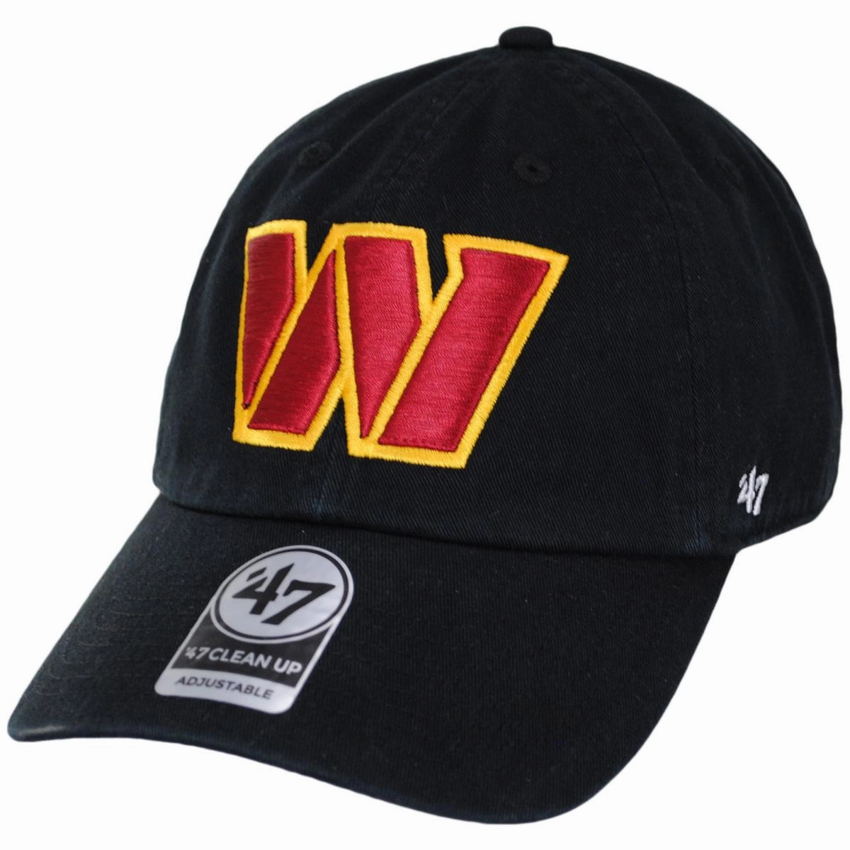 Washington Commanders NFL Clean Up Strapback Baseball Cap Dad Hat