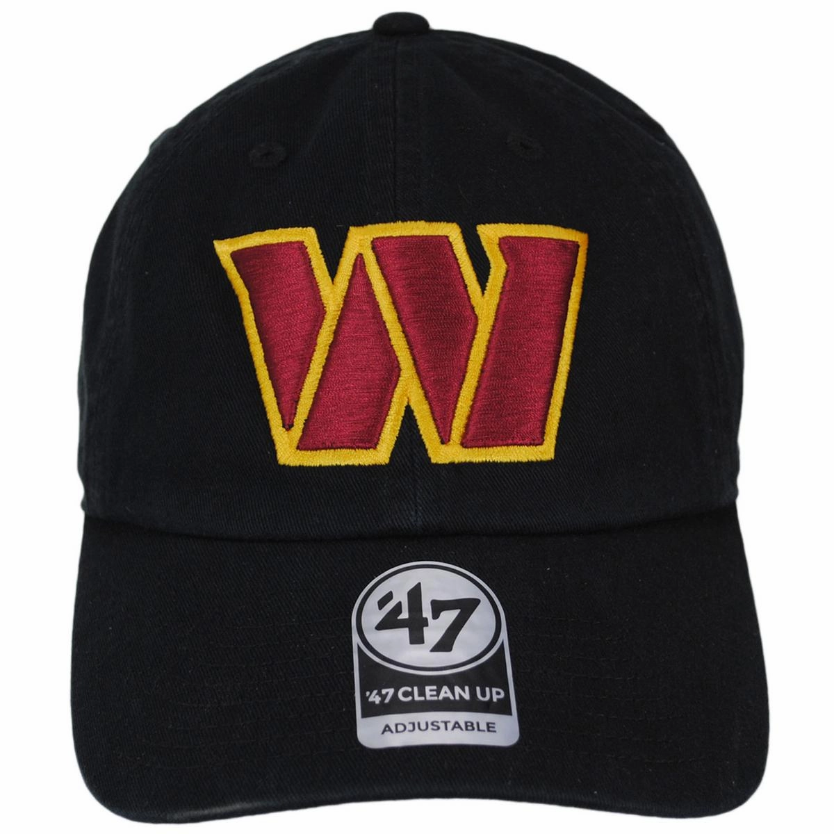 Washington Commanders NFL Clean Up Strapback Baseball Cap Dad Hat