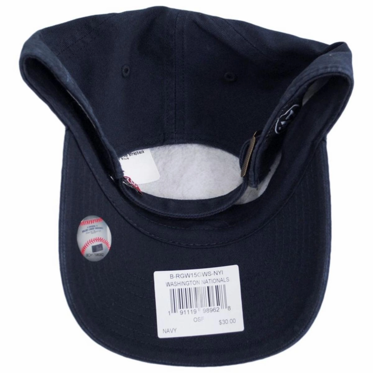 Washington Nationals MLB Clean Up Strapback Baseball Cap Dad Hat