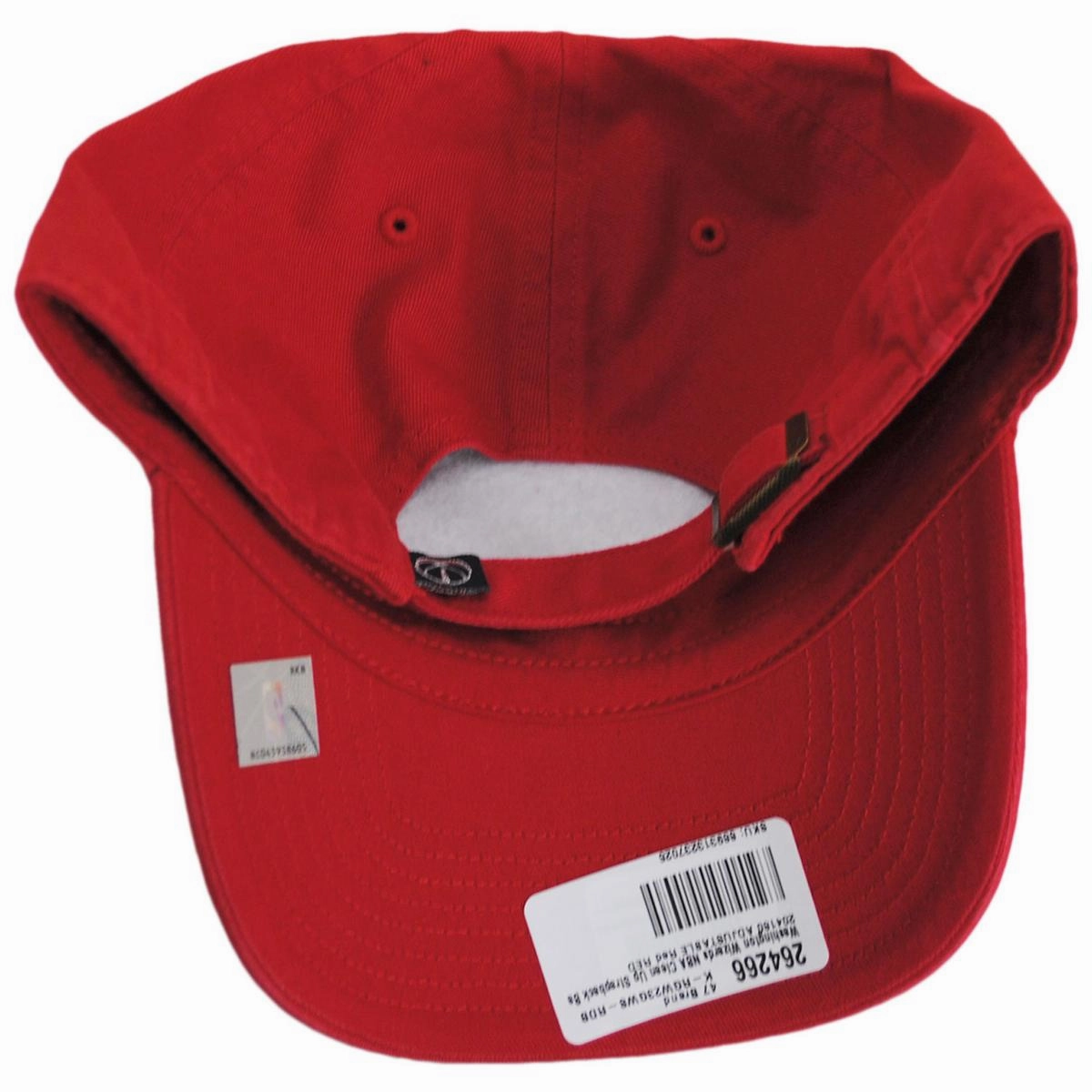Washington Wizards NBA Clean Up Strapback Baseball Cap Dad Hat