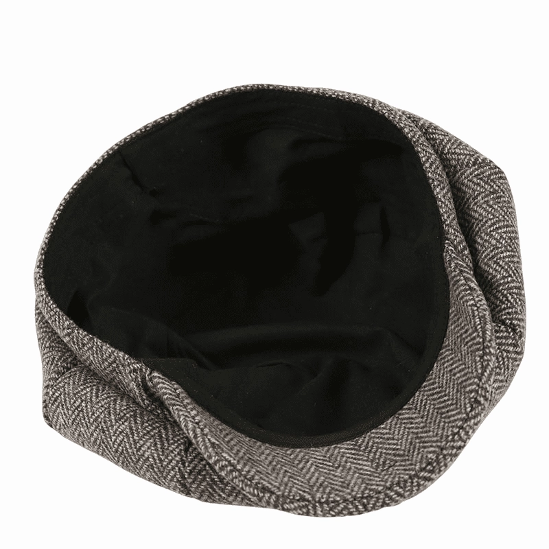 Waterford Herringbone Wool Newsboy Cap