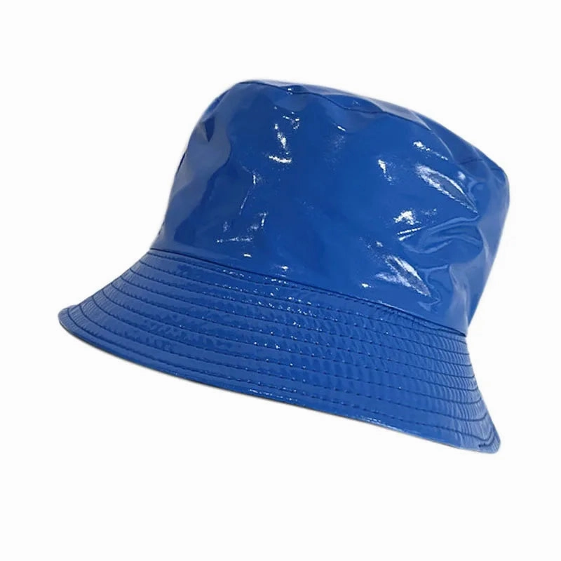 Waterproof Leather Reversible Bucket Hat