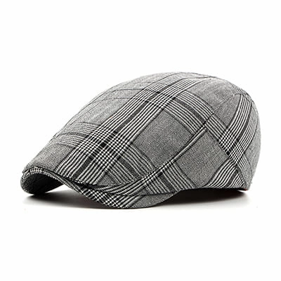 Watford Plaid Cotton Flat Cap