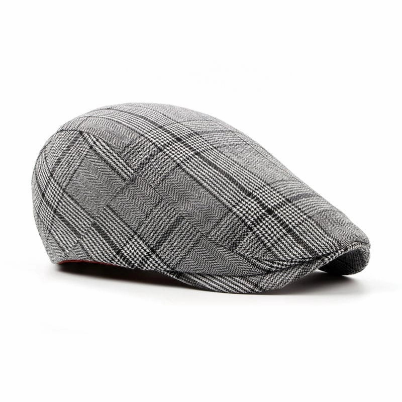 Watford Plaid Cotton Flat Cap