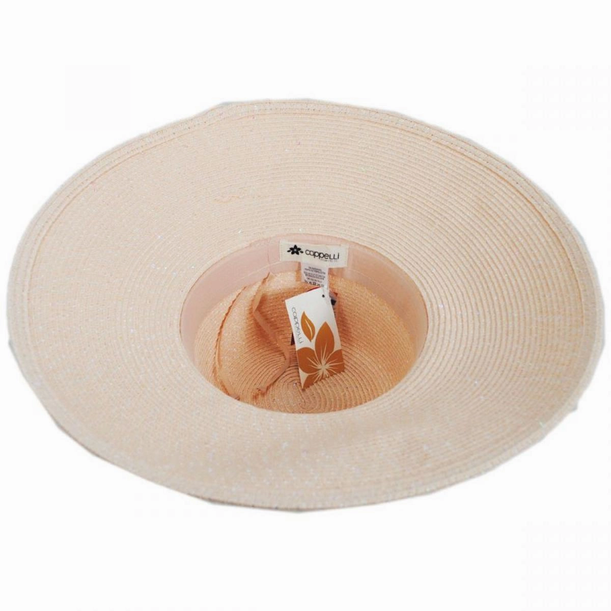 Waverly Sequin Toyo Straw Blend Swinger Sun Hat