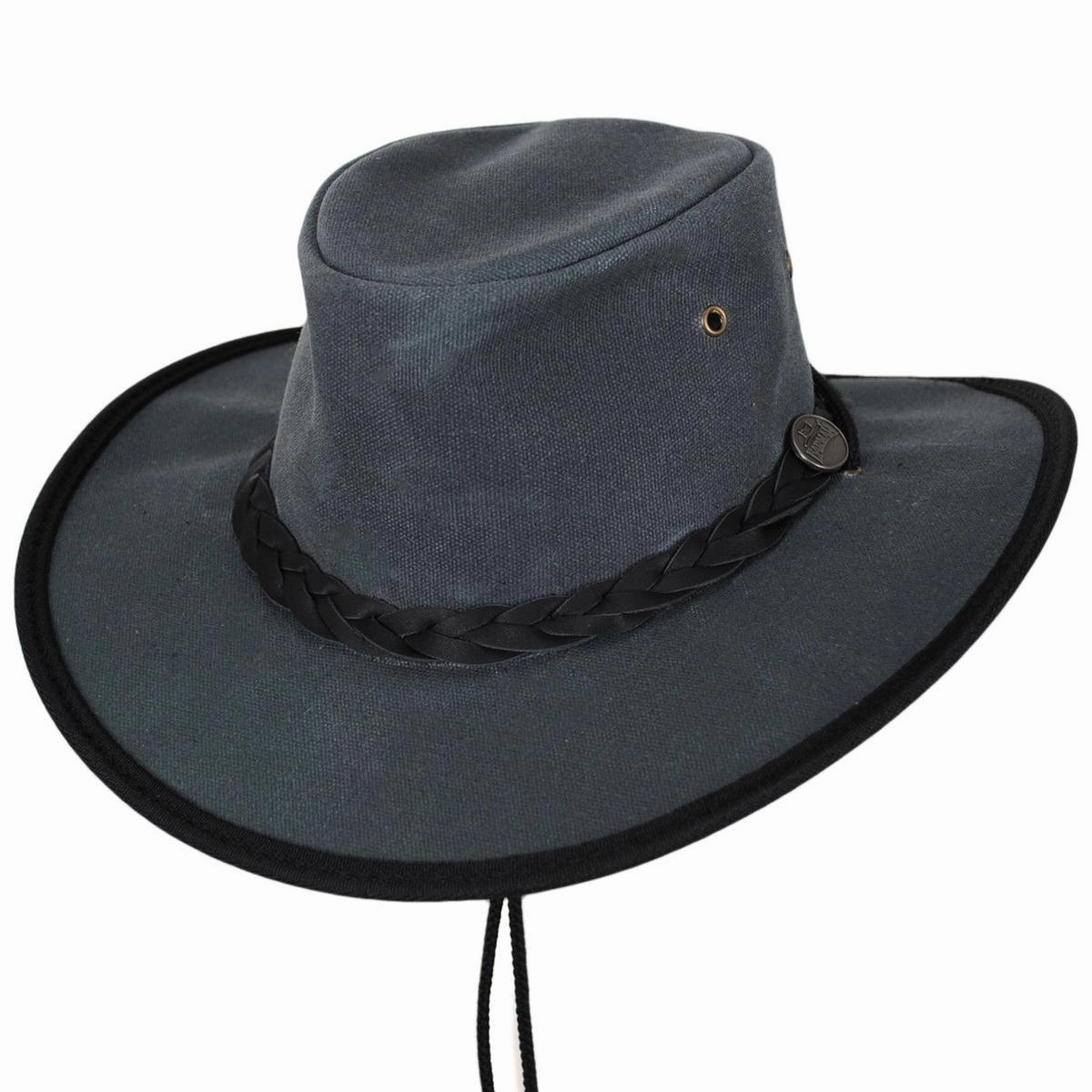 Waxed Cotton Canvas Drover Foldaway Hat