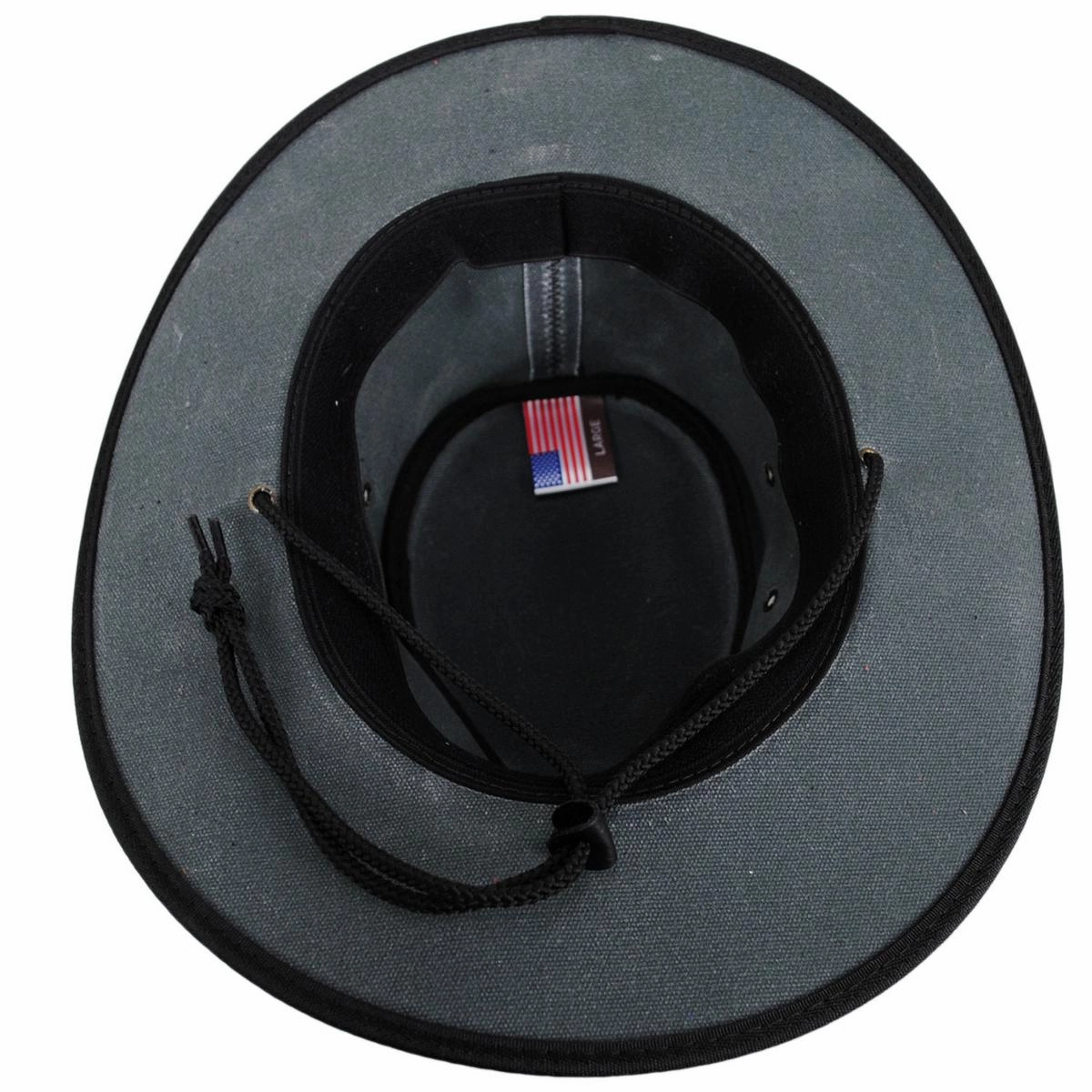 Waxed Cotton Canvas Drover Foldaway Hat