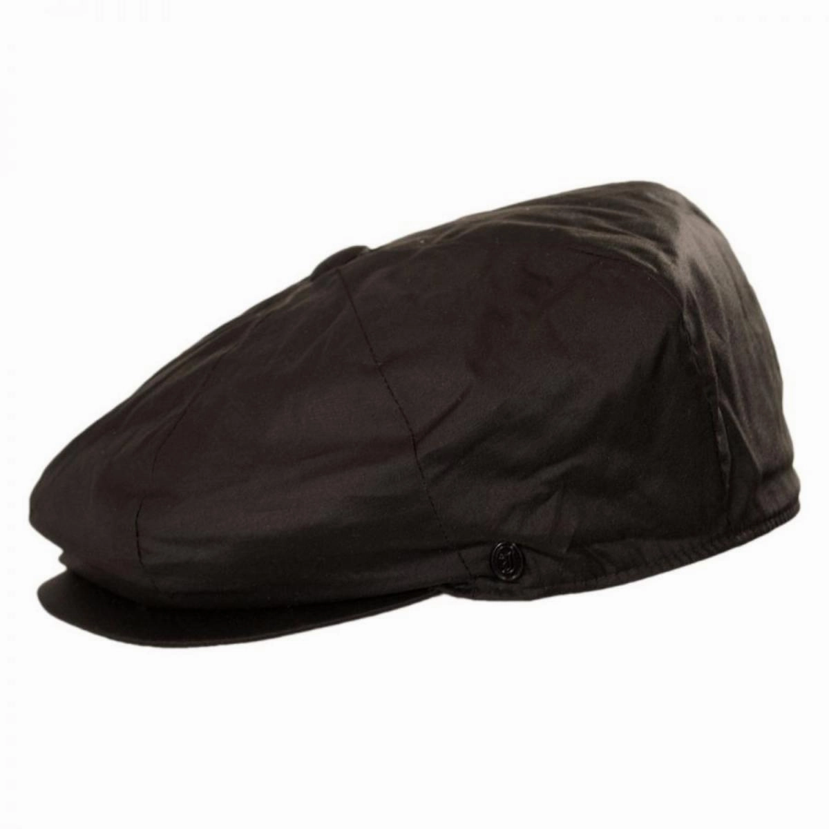 Waxed Cotton Newsboy Cap