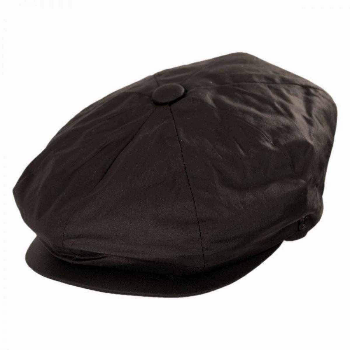 Waxed Cotton Newsboy Cap
