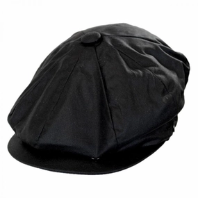 Waxed Cotton Newsboy Cap