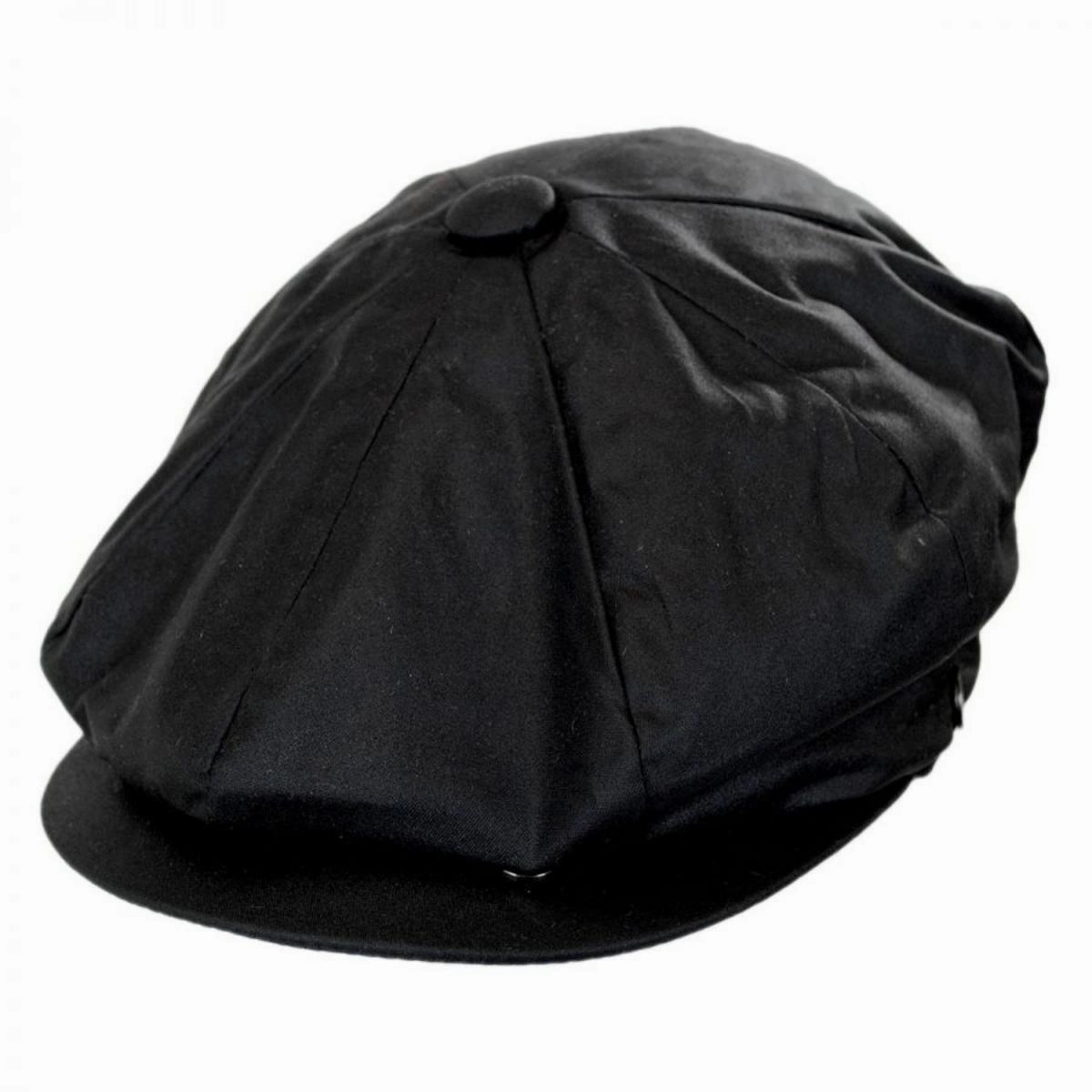 Waxed Cotton Newsboy Cap