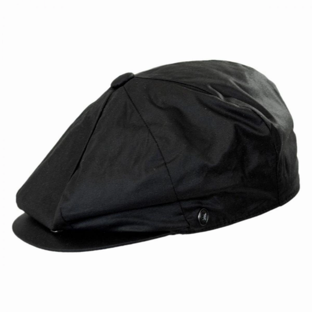 Waxed Cotton Newsboy Cap