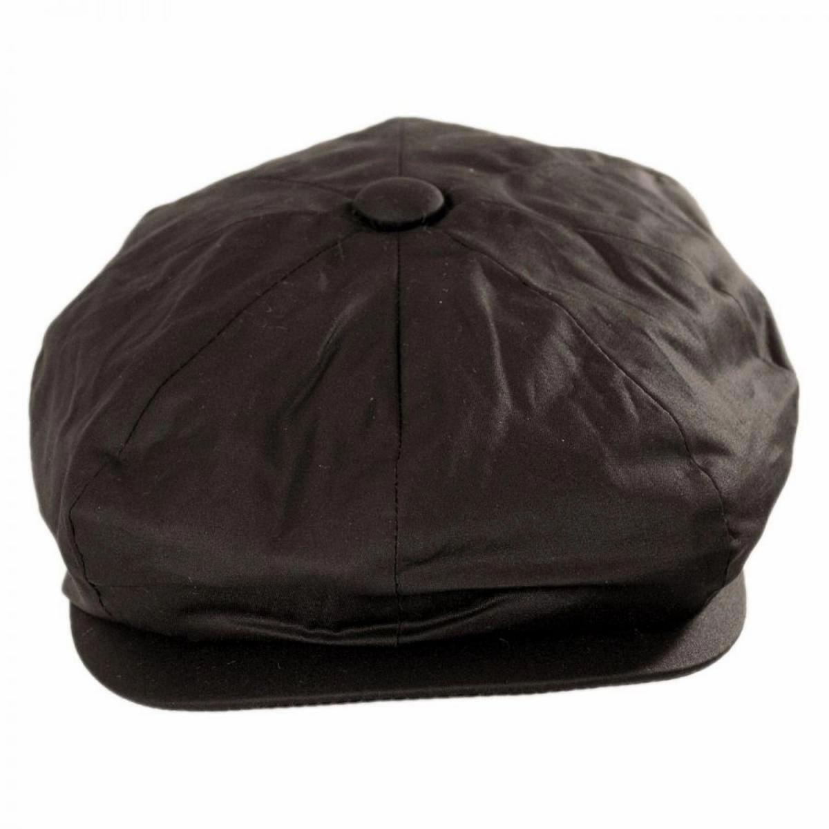 Waxed Cotton Newsboy Cap