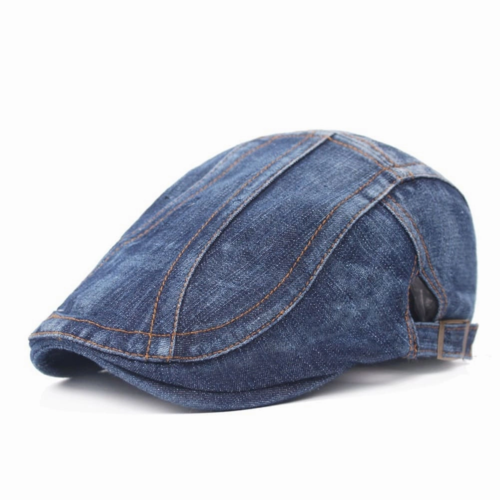 Waycross Denim Flat Cap