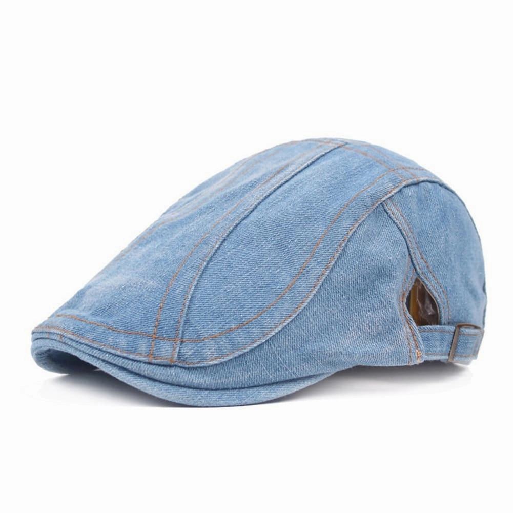 Waycross Denim Flat Cap