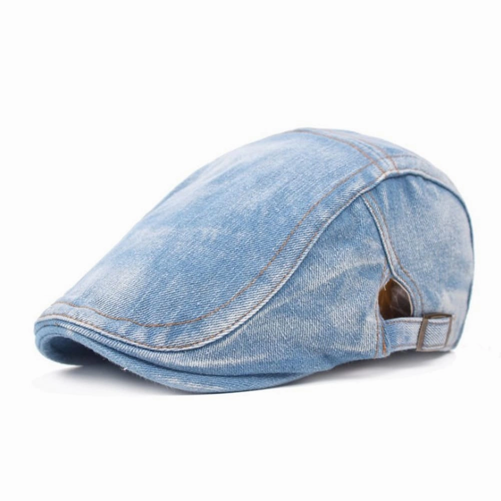Waycross Denim Flat Cap