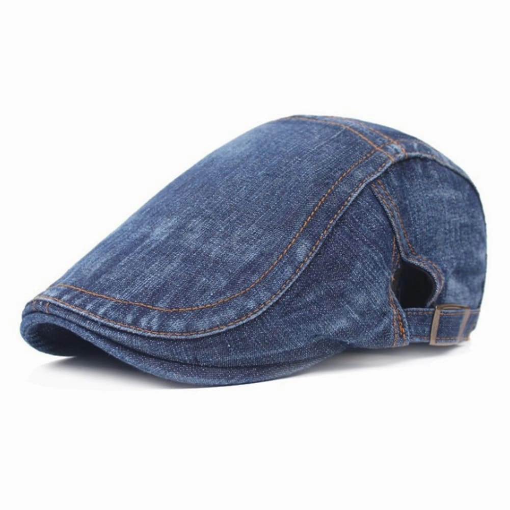 Waycross Denim Flat Cap