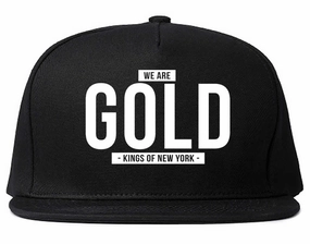 We Are Gold Snapback Hat Cap