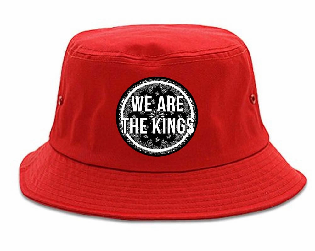 We Are The Kings Bandana Print Bucket Hat