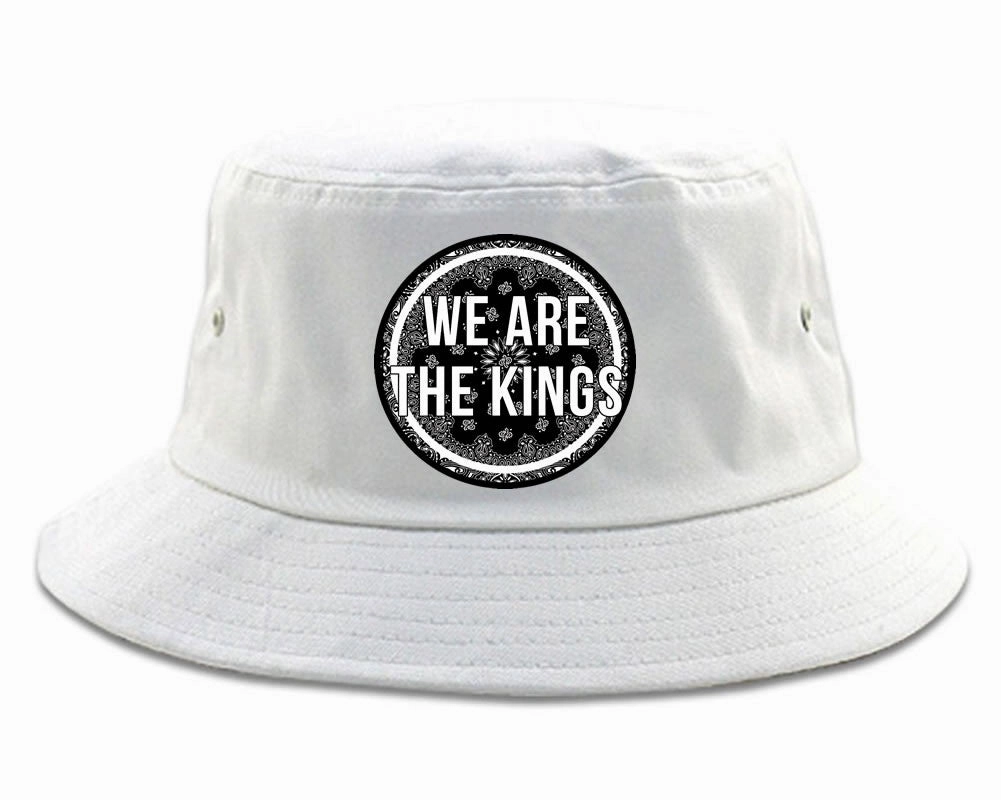 We Are The Kings Bandana Print Bucket Hat