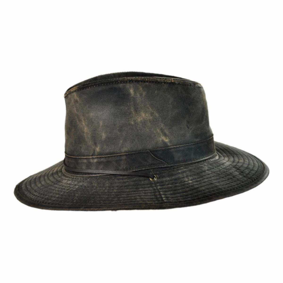 Weathered Cotton Aussie Hat