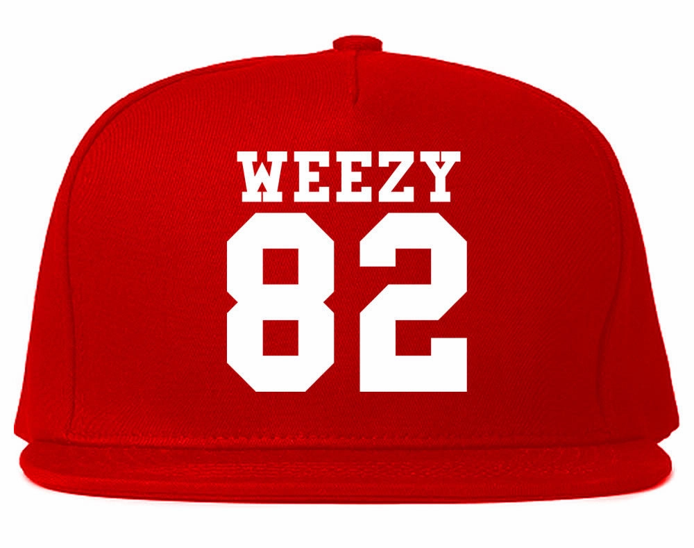 Weezy 82 Team Jersey Snapback Hat Cap
