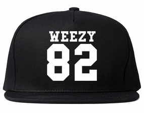 Weezy 82 Team Jersey Snapback Hat Cap