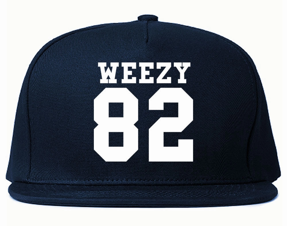 Weezy 82 Team Jersey Snapback Hat Cap