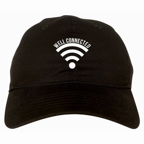 Well Connected Wifi Meme Dad Hat Cap