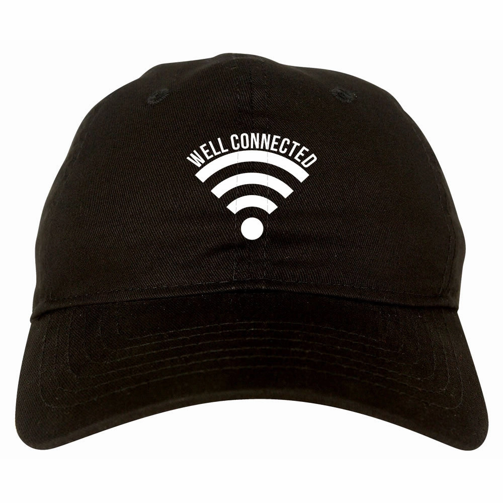 Well Connected Wifi Meme Dad Hat Cap