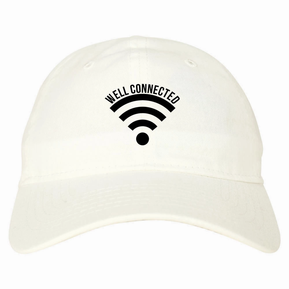 Well Connected Wifi Meme Dad Hat Cap