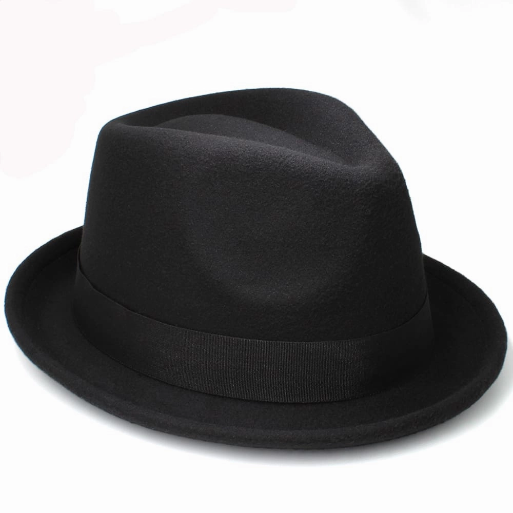 Wesley Feathers Wool Trilby Hat