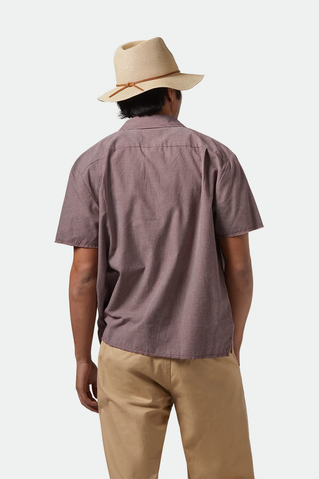 Wesley Straw Packable Fedora - Tan
