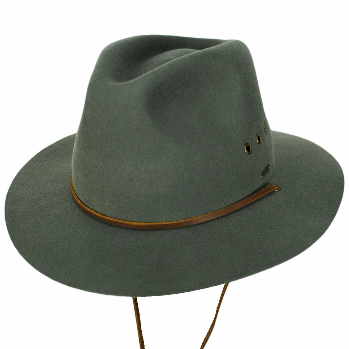 Wesley Weather Guard Wool Felt Packable Fedora Hat