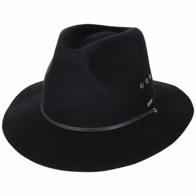 Wesley Weather Guard Wool Felt Packable Fedora Hat