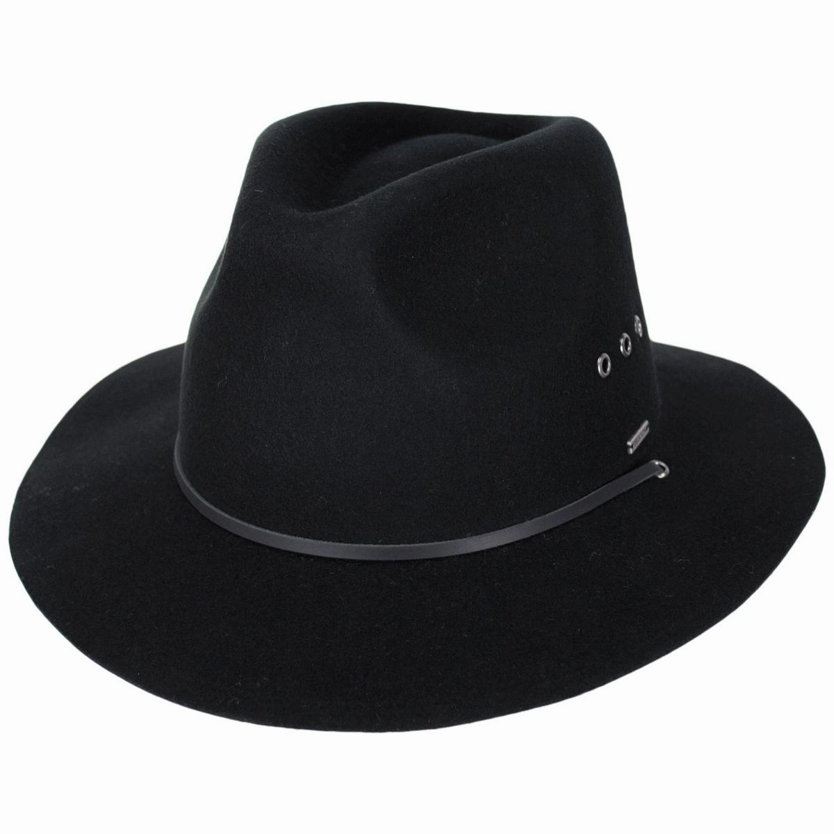 Wesley Weather Guard Wool Felt Packable Fedora Hat