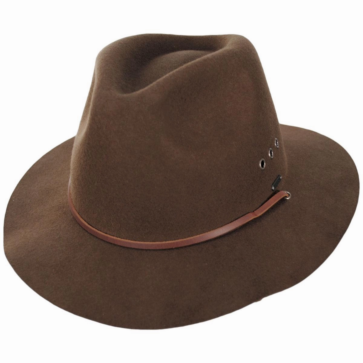 Wesley Weather Guard Wool Felt Packable Fedora Hat