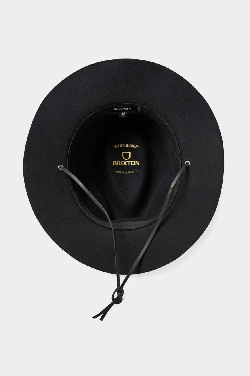 Wesley WTHR GUARD? Packable Fedora - Black