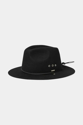 Wesley WTHR GUARD? Packable Fedora - Black
