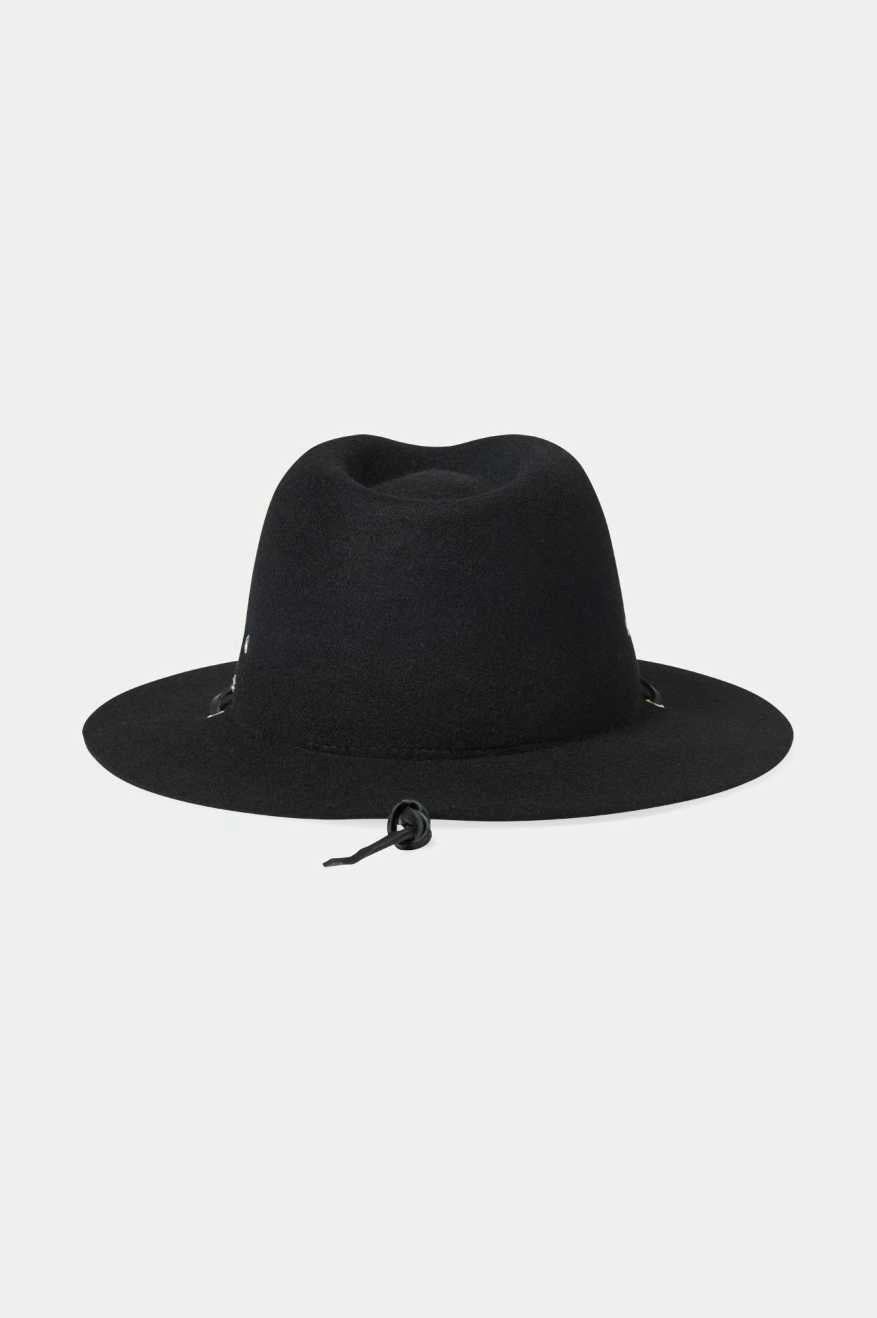 Wesley WTHR GUARD? Packable Fedora - Black
