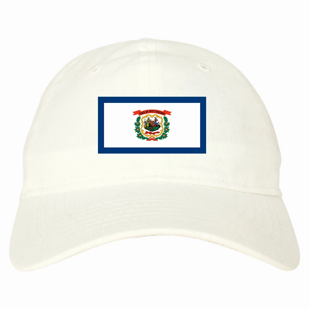 West Virginia State Flag WV Chest Mens Dad Hat