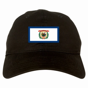 West Virginia State Flag WV Chest Mens Dad Hat